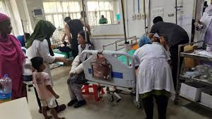 Milestone air crash :burned children are fighting death