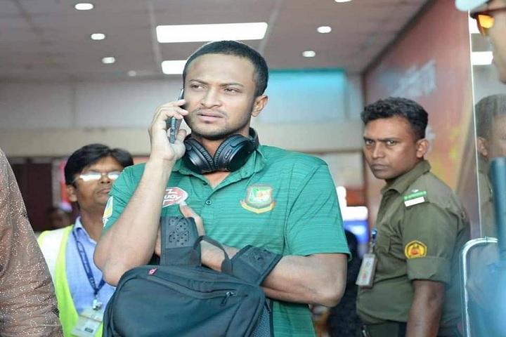 Shakib to reach Dhaka tomorrow for SA series