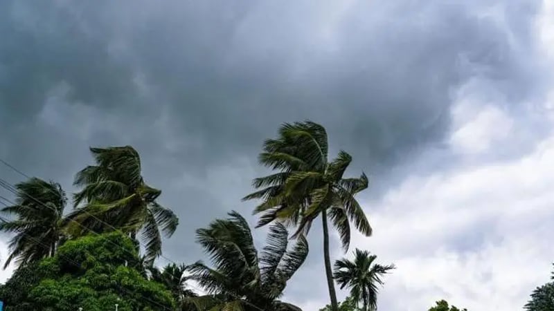 Rain with gusty winds expected in 7 regions of the country
